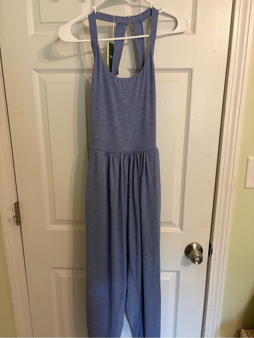 HALARA Blue Racerback Jumpsuit